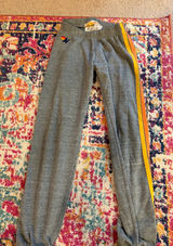 Grey aviator nation sweatpants Gray Size XS Photo 0