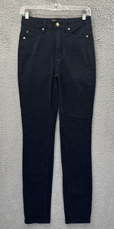 Judy Blue High Rise Skinny Denim Jeans Black Preppy Stretch Women's‎ 5/27 x 28 Photo 0