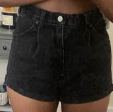 Annie High Rise Black Shorts Photo 0