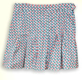 Maeve Pleated Mini Skirt | Geometric, 14 Photo 0