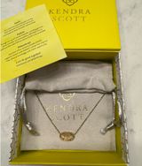 Kendra Scott Gold Rose Necklace Photo 0
