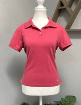 Carhartt Pink Polo Collared Shirt Short Sleeve Y2k Preppy Casual Academia Photo 0