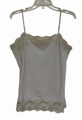 Cato Cami Tank Top with Lace Trim Boho Feminine M Y2K Going Out Spaghetti Strap Photo 0