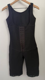 Vedette US Large Shapewear Thigh One Piece Black Faja Made in Colombia Hook Eye Photo 0