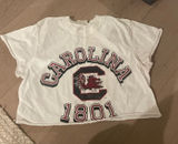 UofSC cropped t shirt White Photo 0