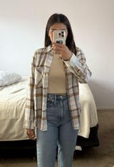 Flannel Button Shirt Abercrombie Photo 0