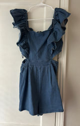 Denim Romper Photo 0