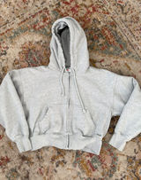 TNA Cropped Boyfriend Aritzia Fleece Sweatshirt Photo 0