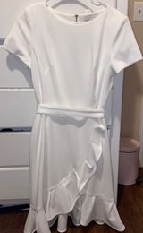 Calvin Klein White Dress Photo 0
