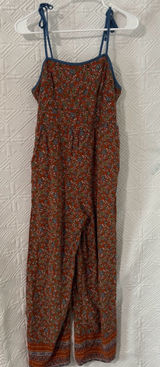 Live To Be Spoiled Floral Print Wide Leg Jumpsuit fits like size 8 Photo 0