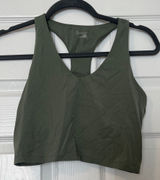 Aerie Offline Olive Green Racerback Sports Bra Photo 0