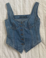 Denim corset Photo 0