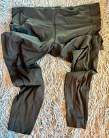 Lululemon Fast and Free High-Rise Tight 25 Nulux Black Leggings Pockets Size 14 Photo 0