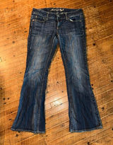 American Eagle size 6 short flared normcore jeans Photo 0