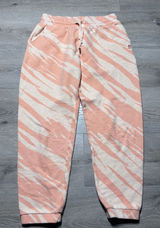 Sweaty‎ Betty London Peach Cream Tiger Stripe Essential Jogger Sweatpants Medium Photo 0