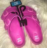 Zoe And Zac - NWT birk shoes hot pink slides 6 Photo 0