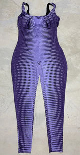 Yitty headliner shaping catsuit Purple Sleeveless Fit Jumpsuit Photo 0