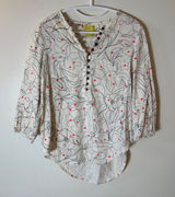Maeve‎ Anthropologie Bethesda Floral Flannel Top Size Small Photo 0