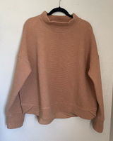 Calia by Carrie Underwood Cloud Mock Neck Pullover Size 1X Golden Taffy Extended Photo 0