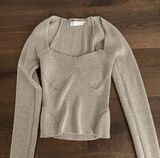 the Label Sweater Metallic Sparkle Photo 0