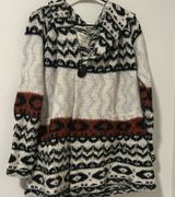 Abercrombie and Fitch 18% Wool 5% Alpaca Hooded Knitted Cardigan Jacket Sweater Photo 0