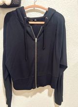 Athleta Women's Black Zip-Up Jacket Photo 0