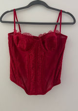 Urban Outfitters Red Corset Top Photo 0