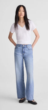Madewell The Perfect Vintage Wide-Leg Jean in Airy Denim in Northridge Wash Blue Photo 0