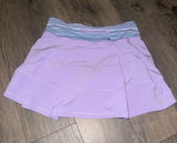 lululemon athletica Lilac Skort with Striped Waistband Photo 0