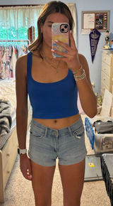 Abercrombie No Rip Jean Shorts – Size 4 Photo 0