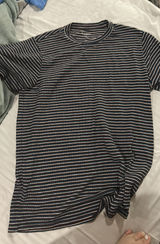 Striped Old Navy Shirt Sleeve Short Photo 0