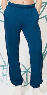 Alo Yoga Accolade Sweatpant Joggers Blue Leisure Comfort Athletic‎ Stretch S/M Photo 0