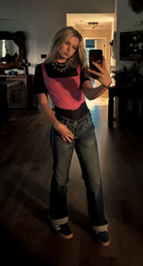 pink corset top Photo 0