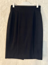 Ann Taylor Pencil Skirt Womens Size 4 High Waisted Pleated Knee Length Work‎ Photo 0