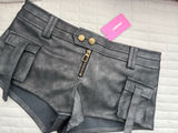 Edikted Micro Leather Shorts Photo 0