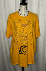 Ripple Junction Yellow XL Graphic Naruto Men’s T-Shirt Photo 0
