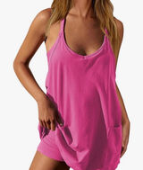 Amazon pink athletic romper  Photo 0