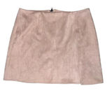 NWT Fab'rik Mocha Suede Skirt Size Small Photo 0