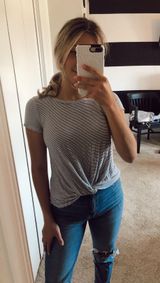 striped knot tee Multi Size XS Photo 0