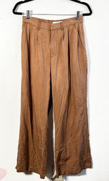 Abercrombie & Fitch Tailored Wide Leg Pants Sz Small Short Lightweight Drapey‎ Photo 0
