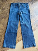 J. Crew Dark Blue Favorite Fit Flare Jeans 8 Photo 0