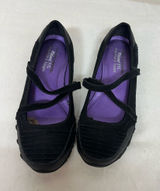 Skechers Black Mary Jane Flats with Purple Insole Photo 0