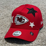 New Era Kansas City Chiefs Glitter Stardom A-Frame 9Forty Adjustable Hat Photo 0