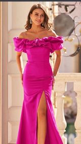 Stacees Prom Dress Pink Size M Photo 0