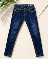 Miss Me Signature Super Skinny Jeans Women’s Size 27 Blue Stretch Denim Photo 0
