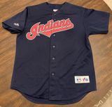 VTG Majestic Cleveland Indians Jim Thome Jersey-USA-Large Photo 0