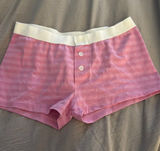 John Galt pink striped pajama boyshorts Photo 0