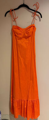 Orange maxi dress Photo 0
