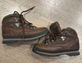Timberland Vintage Brown Leather Ankle Boots euro Hiker 95310 Size 6 90s Photo 0