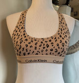 Calvin Klein XS Leopard Print Bralette Photo 0